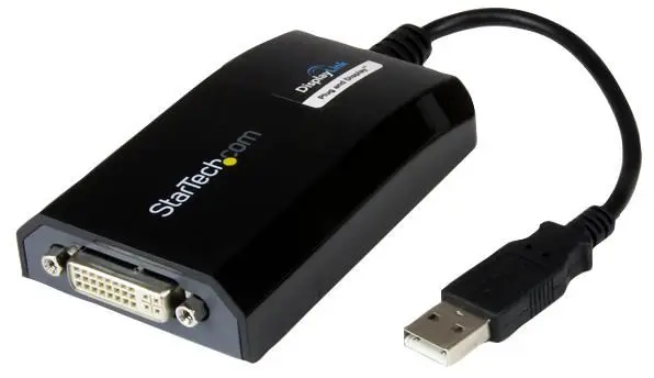 STARTECH Adaptador USB a DVI - Tarjeta gráfica externa 1920x1200