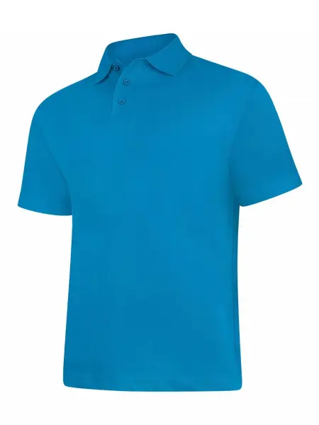 Polo classique unisexe Uneek - 50% polyester 50% coton - Bleu saphir