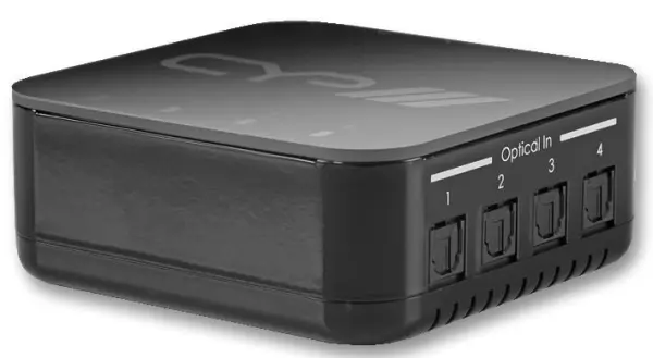 Commutateur audio optique numérique 4 voies CYP avec télécommande IR