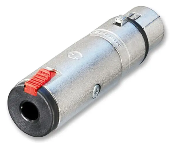 NEUTRIK XLR to 잭 어댑터, 프리와이어드, 6.35mm