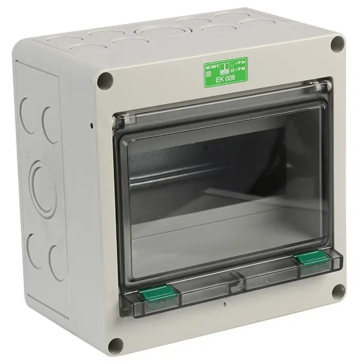 SPELSBERG IP65 Polycarbonaat behuizing met DIN-rail - 182x180x110mm