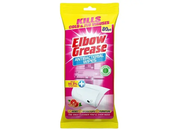 Elbow - Αντιβακτηριδιακά Μαντηλάκια Grease Pink Blush 80τμχ