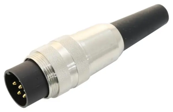 LUMBERG - Penyambung Plug DIN Lurus, 6 Pin