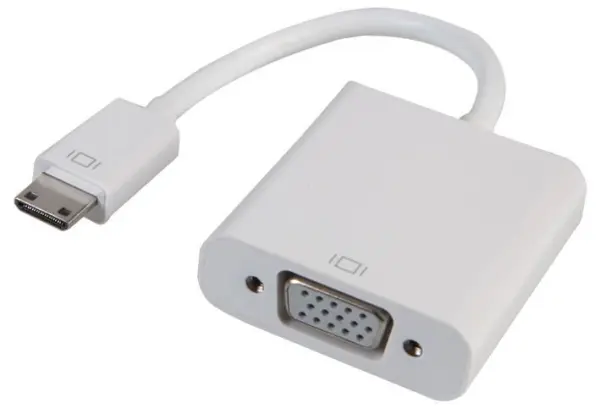 PRO SIGNAL - Tiontóir Mini HDMI go VGA, Bán