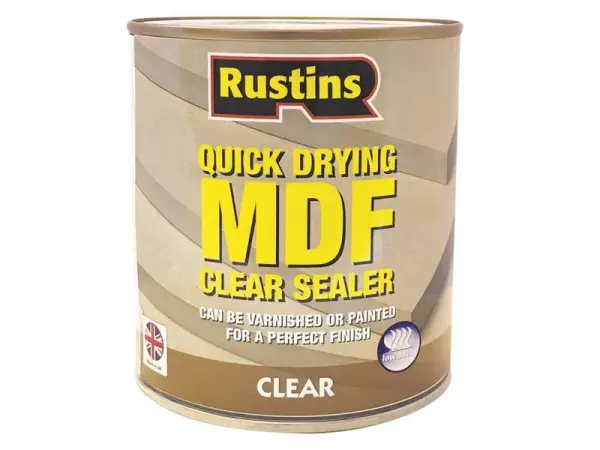 Rustins Quick Dry MDF Sealer Clear 250ml