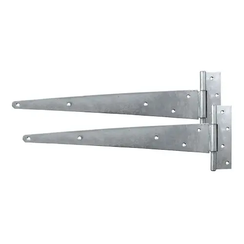 Timco Pair of 10in Tee Hinges, Hot Dipped Galvanised Steel