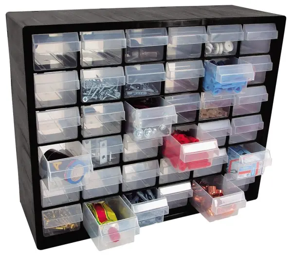 Raaco P36 36 Drawer Organiser Storage Cabinet - 330mm x 407mm x 141mm