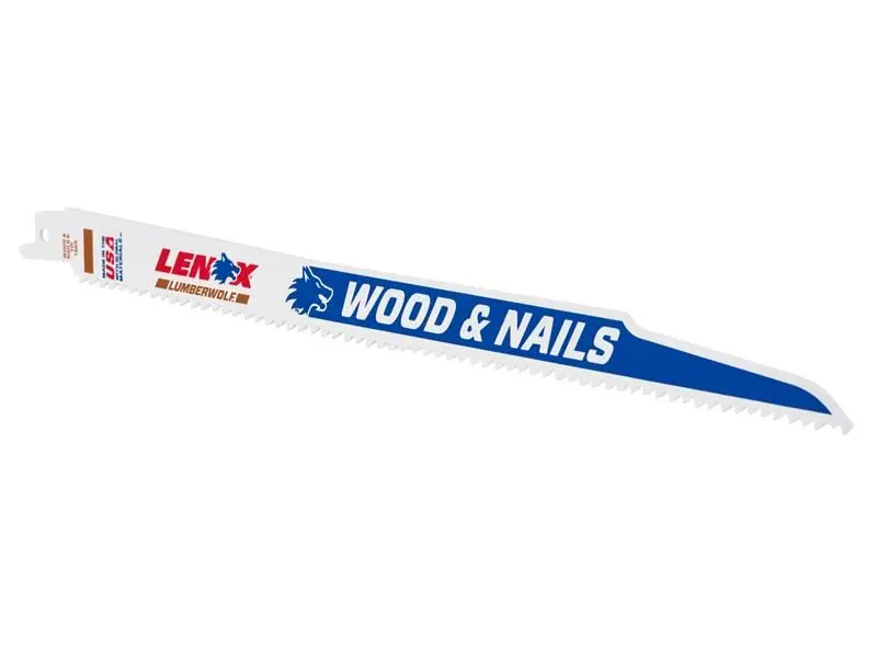 LENOX LumberWolf Reciprocating Saw Blade 305mm x 19mm, 6 TPI (Pack of 5)