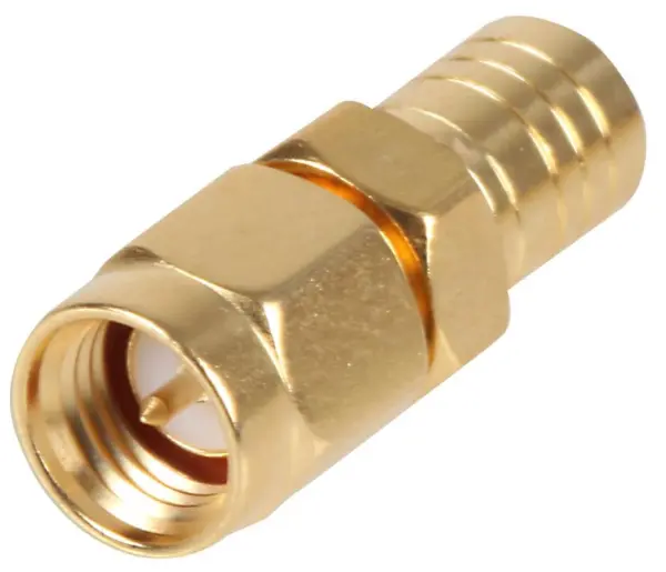 RF SOLUTIONS Adaptateur SMA vers SMB, Doré, 50 Ohm