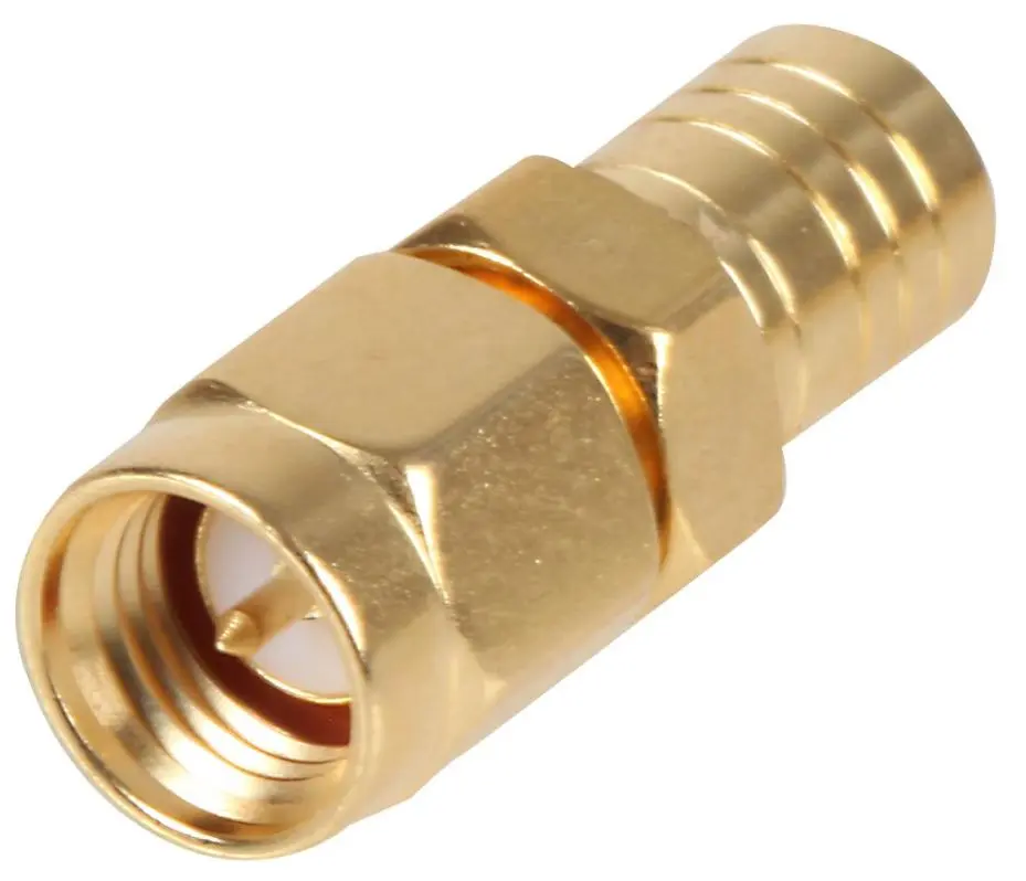 RF SOLUTIONS Adaptateur SMA vers SMB, Doré, 50 Ohm