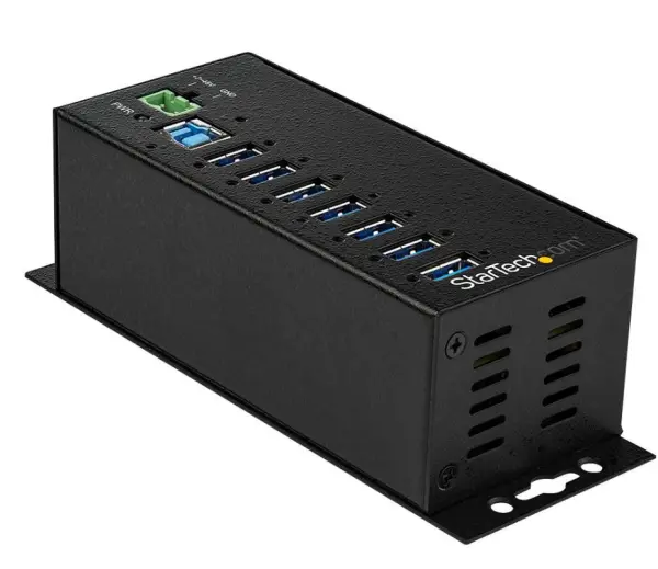 STARTECH - Hab USB 3.0 Perindustrian 7 Port dengan Perlindungan Surge & ESD