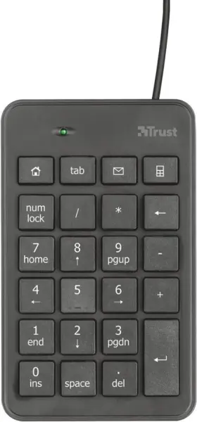 TRUST Xalas USB Numeric Keypad, Black