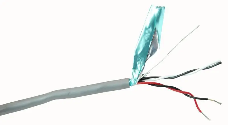 ALPHA WIRE 2-Pair Foil Shielded Control Cable 24 AWG, 30.5m