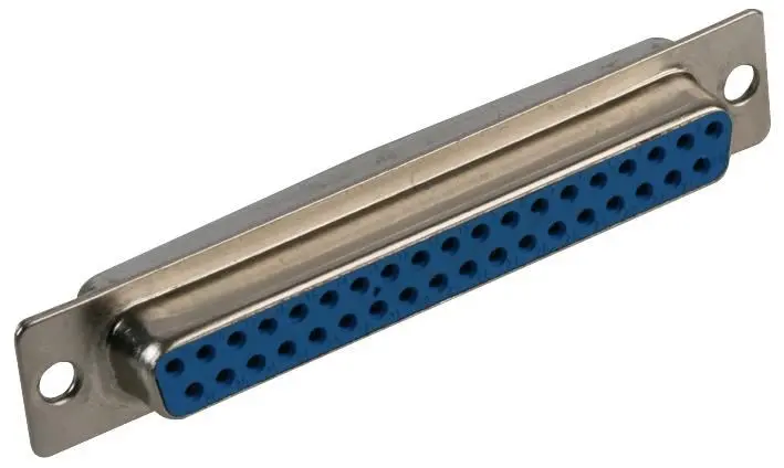 PRO POWER 37-Pin D-Sub Socket, Solder Termination, Cable Mount