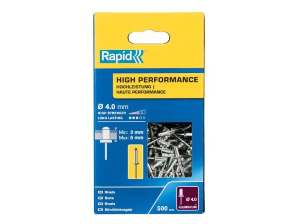 Rapid - Hochleistungs-Nieten 4 x 8mm (Box 500)
