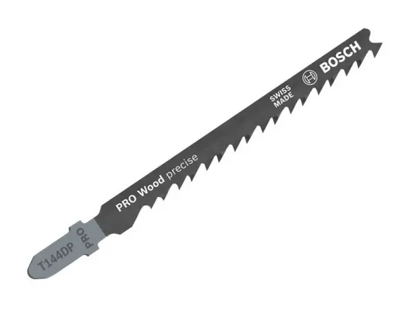 Bosch PRO Wood T144DP Jigsaw Blades, 100mm, Pack of 5