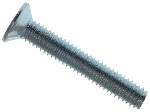 METALMATE Wkręty maszynowe z łbem walcowym, cynkowane, PoziDrive, M4 x 16mm, 50