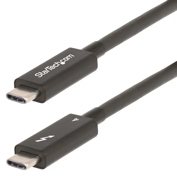 StarTech.com Active Thunderbolt 4 (USB-C) Lead, 2m Black