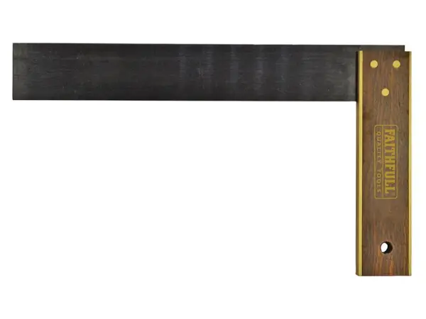 Équerre de menuisier Faithfull en bois dur et acier, 300 mm (12 po)