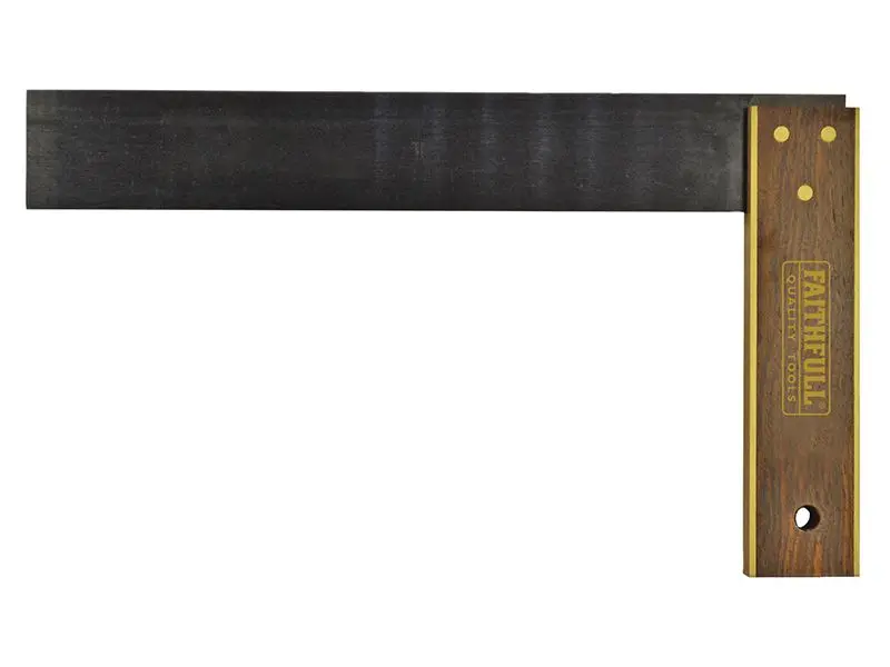 Faithfull Carpenter's Try Square, Hardwood & Steel, 300mm (12in)