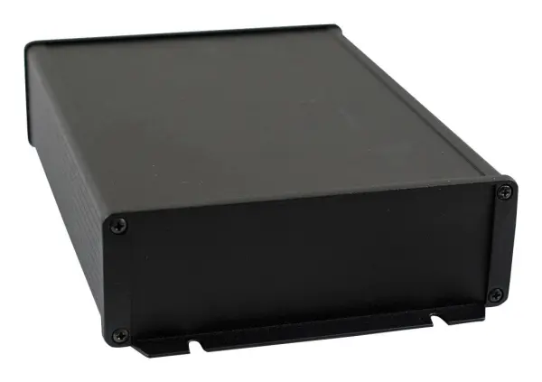 Heavy Duty Aluminium Enclosure 165x55x220 Black IP65