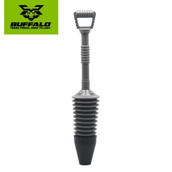 Buffalo PRO Toilet Plunger with Rubber Seal & D Handle