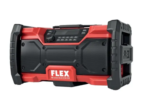 Flex 10.8/18.0/230V Cordless Radio, Bluetooth & DAB+, Bare Unit