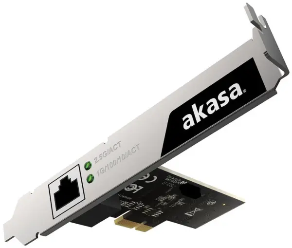 AKASA 2.5GbE PCI-Express Netwerkkaart