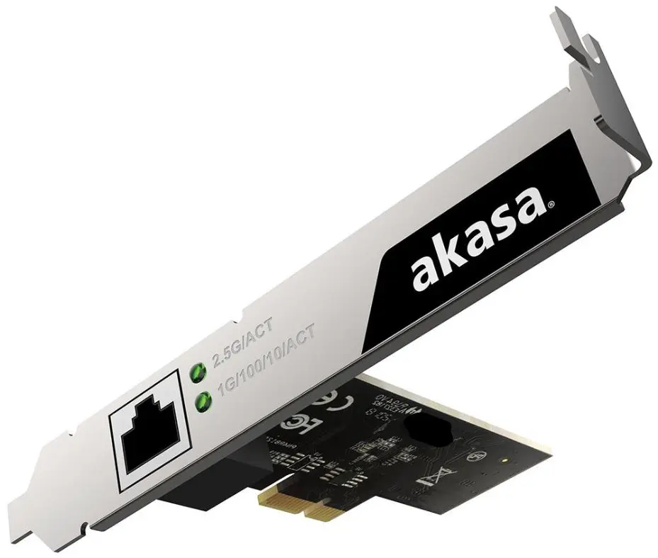 AKASA Carte réseau PCI-Express 2,5 Gb/s