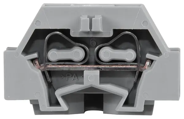 WAGO 2 Conductor Terminal Block, Cage Clamp, 28AWG - 14AWG 24A
