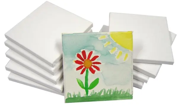 MAJOR BRUSHES Geprepareerd Gespannen Canvas 15x15cm