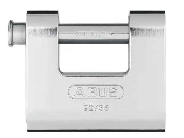 ABUS 92 Series Brass Shutter Padlock, 65mm, High Security