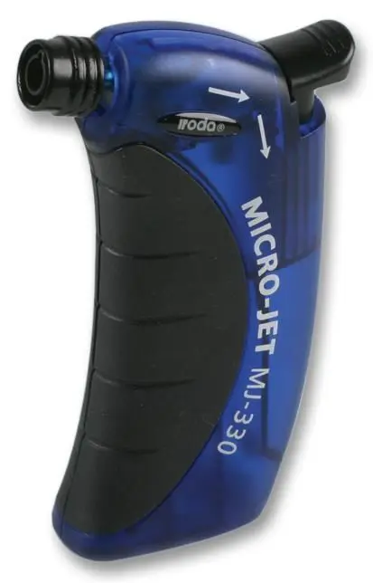 IRODA Micro-Jet Chalumeau 1300°C, Compact et Anti-vent