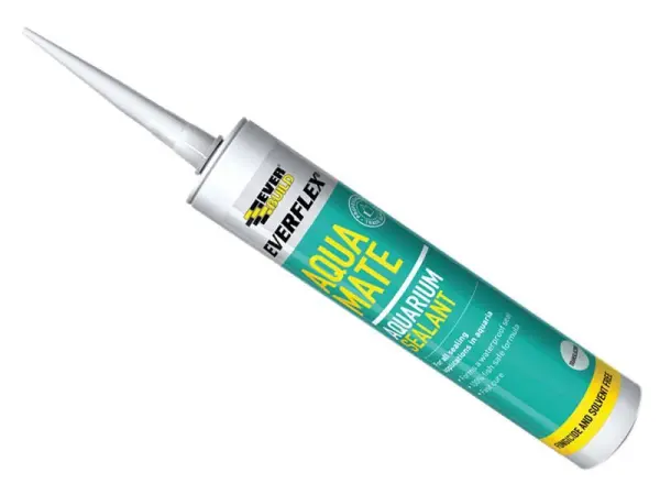 Everbuild Sika Aqua Mate Silicone Sealant, Transparent, 295ml