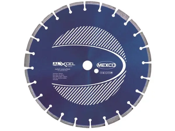 MEXCO Asphalt Looping Diamond Blade 350mm x 8mm