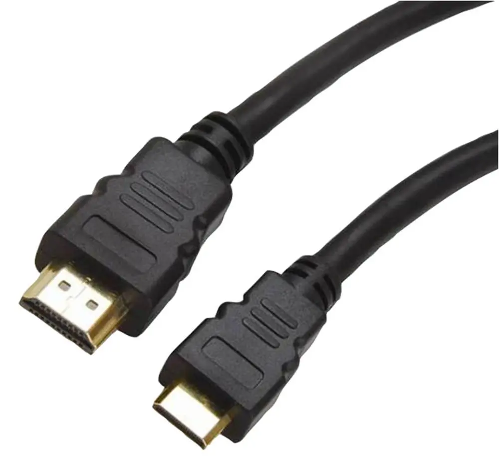 AV STAR High-Speed HDMI-auf-HDMI Mini Kabel 0,5m vergoldet, geschirmt