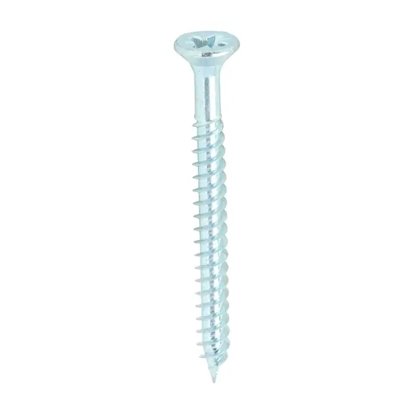 Timco Twin-Thread Soft Timber Screws, PZ, 6 x 1½ Inch, Zinc, 200pk
