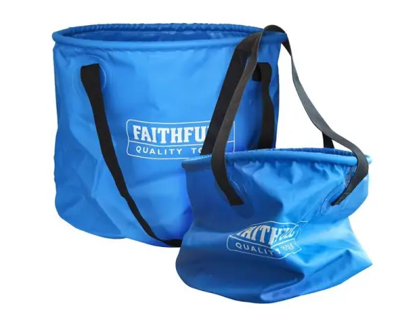 Faithfull Collapsible Bucket Twin Pack (12L & 20L)