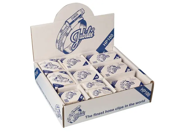 Jubilee HP100 Pack pratique : 100 colliers en acier doux assortis