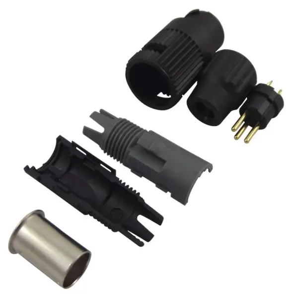 BINDER - 710 Serie Stecker, frei, 3-polig, IP40