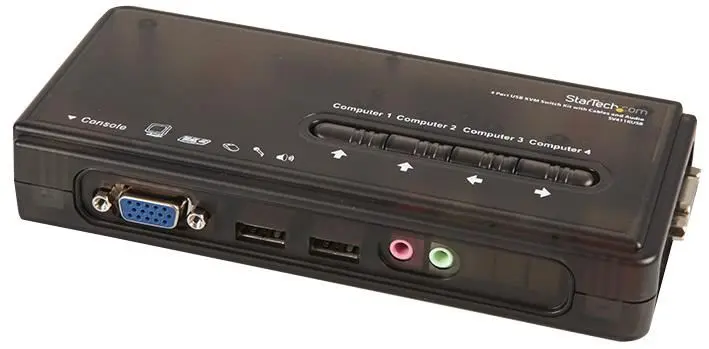 STARTECH 4端口USB KVM切換器套裝（連線材及音頻）