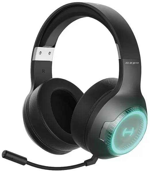 EDIFIER G33BT Cuffie Gaming Bluetooth RGB Wireless (Nero)