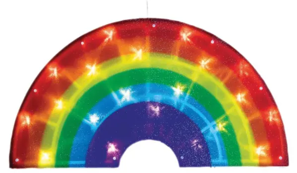 Premier 45cm Rainbow LED Light, Battery-Powered