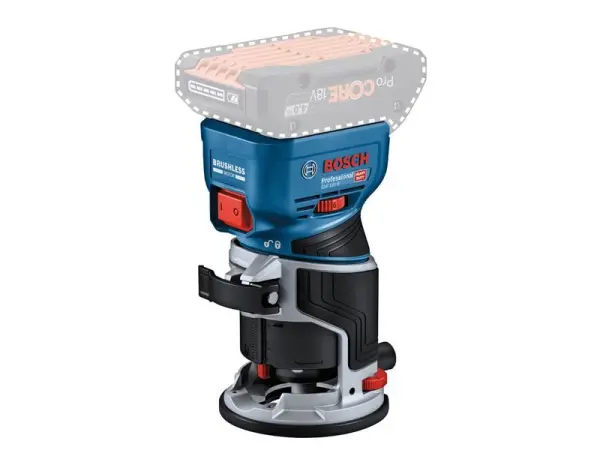 Bosch GKF 18V-8 Cordless Palm Router, 18V Bare Unit