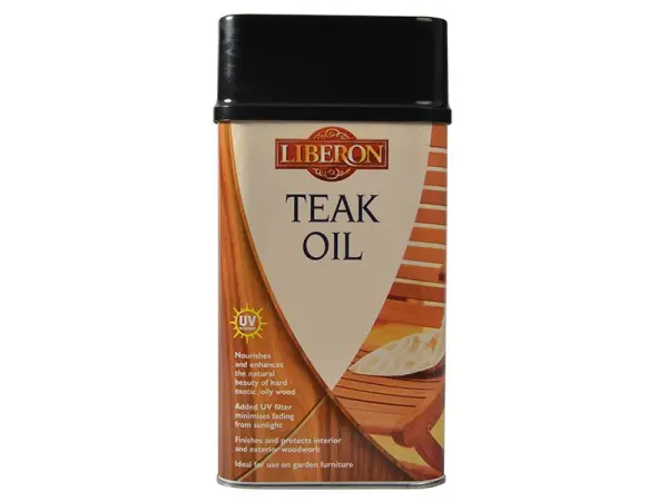 Liberon Teak Olie met UV-filters, 1 Liter