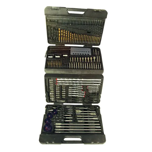Silverline 204-Piece Assorted Drill Bit Set