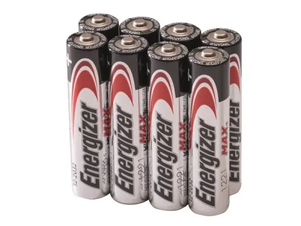 Energizer® MAX® AAA 鹼性電池 (4粒裝+送4粒)