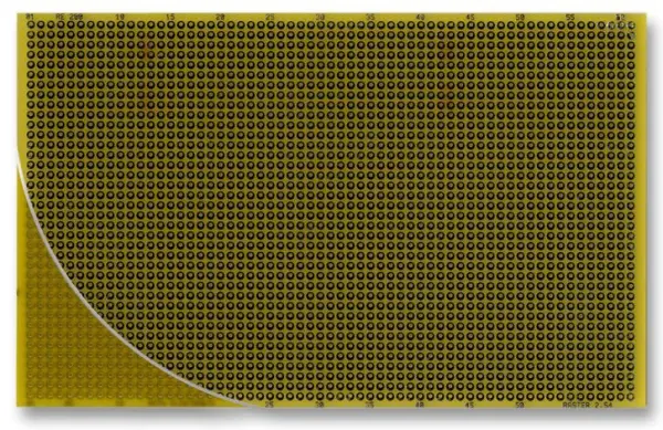 ROTH ELEKTRONIK - PCB Eurocard FR4, 2.54mm