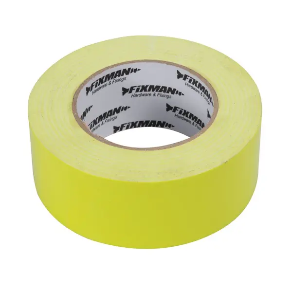 Fixman Heavy Duty Duct Tape, Yellow, 50mm x 50m