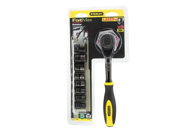 STANLEY FatMax Tacar Socaid Rothlacha 3/8in, 9 bPíosa